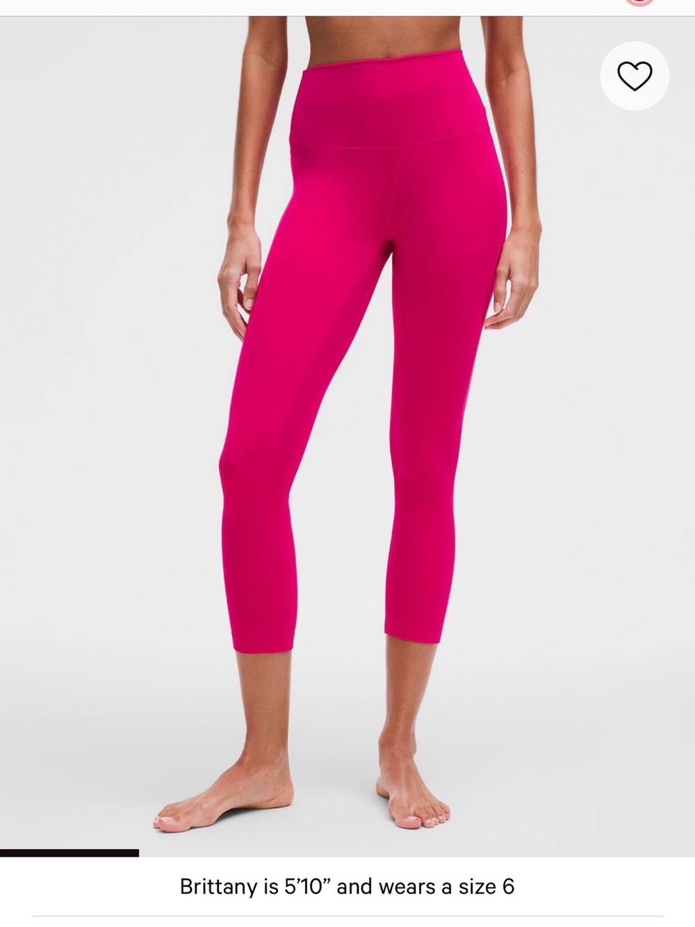 Lululemon lululemon Align™ High-Rise Crop 23" size 4
